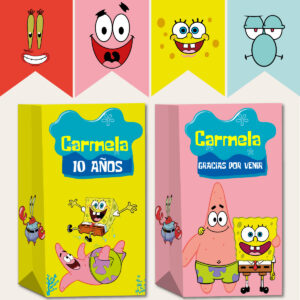 Kit Imprimible Bob Esponja y Patricio