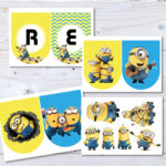 Banderines Editables Minions