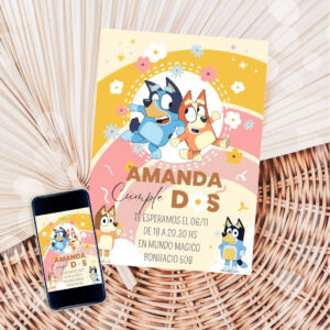 Invitacion Bluey Mod.1
