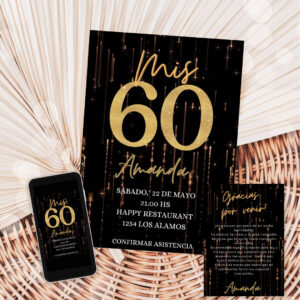 Invitacion Cumpleaños Adulto