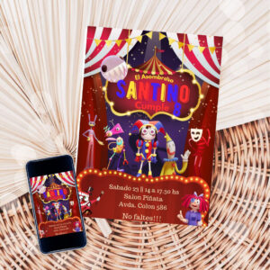Invitacion Digital Circus