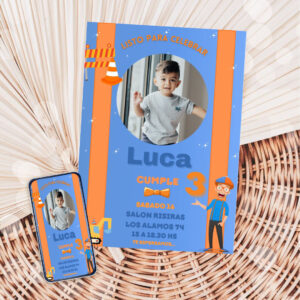 Invitacion Blippi Mod. 2