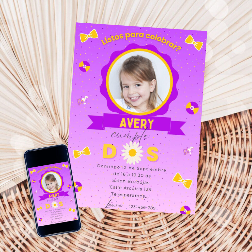 Invitacion Meek Mod. 3