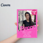 Invitacion Barbie Mod. 3