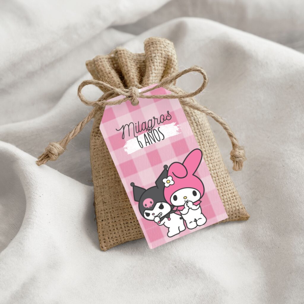 Kit Imprimible Kuromi Rosa