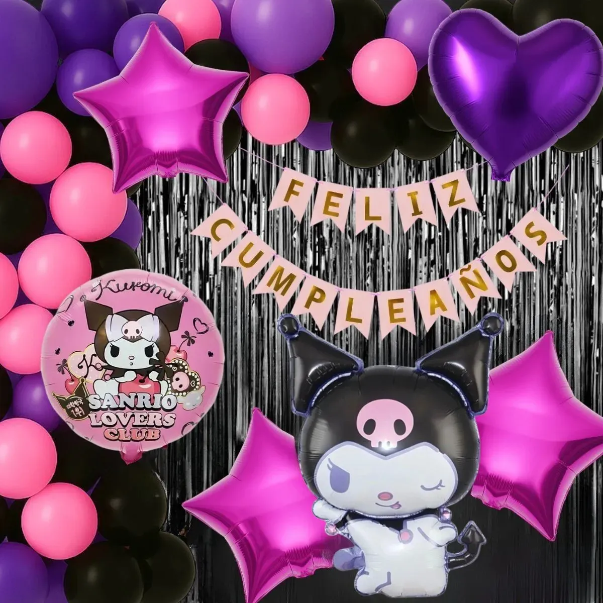COMBO KUROMI VIOLETA Y ROSA