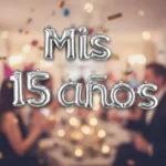 GLOBO MIS 15 AÑOS PLATEADO