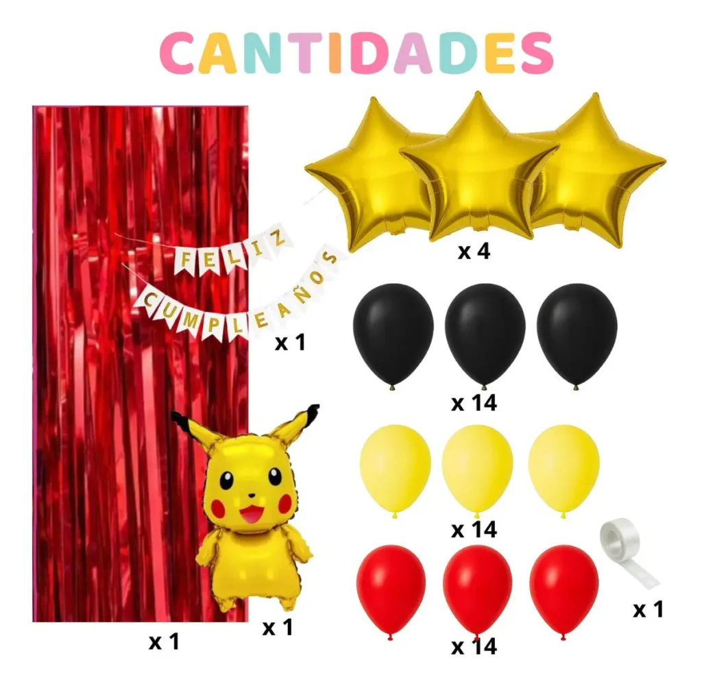 COMBO PIKACHU ROJO