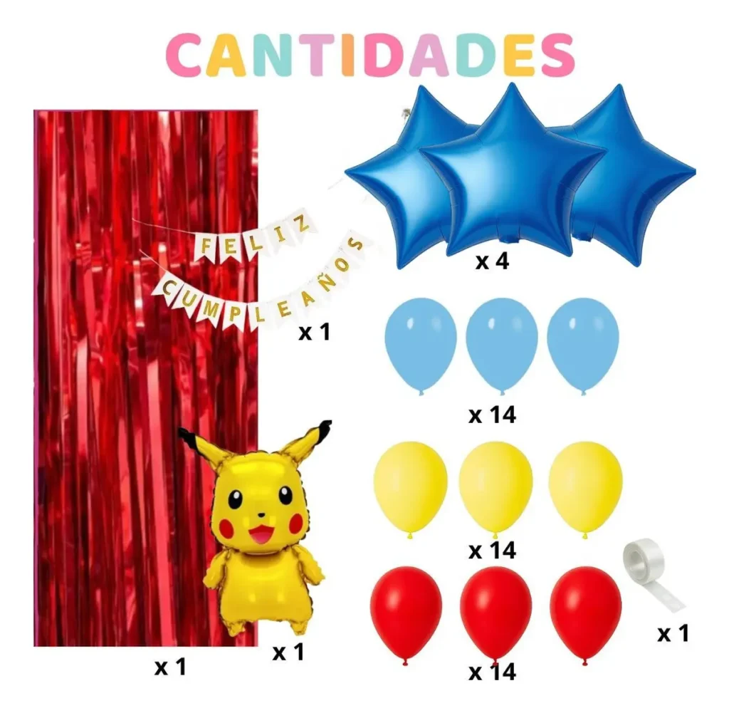 COMBO PIKACHU ROJO