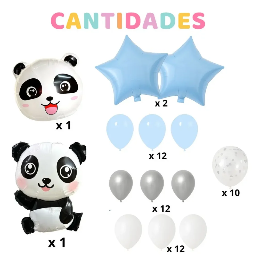 COMBO PANDA CELESTE