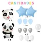 COMBO PANDA CELESTE