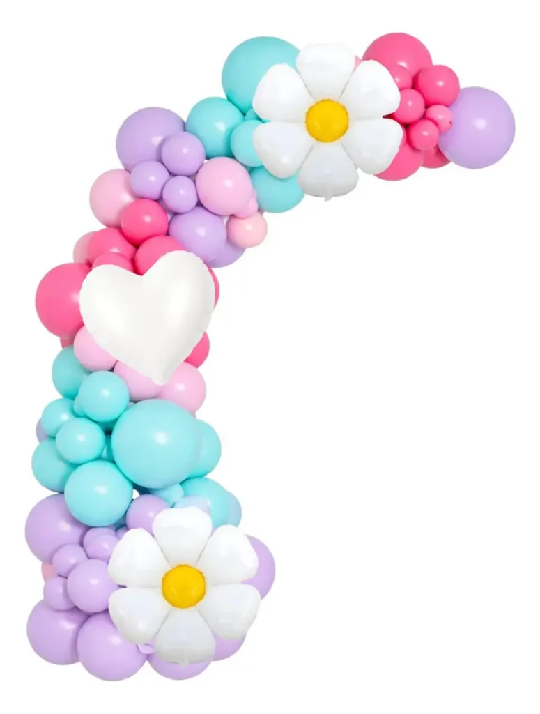 ARCO GLOBO MARGARITA PASTEL