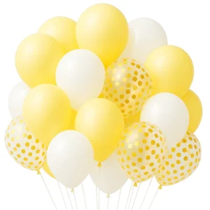 SET 20 GLOBOS AMARILLO