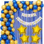 50 ART AZUL Y DORADO