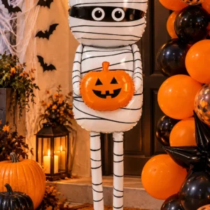 HALLOWEEN MOMIA CON CALABAZA 125 CM